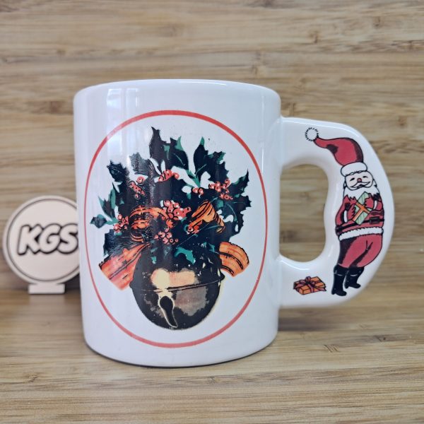 Artmark Christmas Coffee Cup Holiday Santa Mug 1994 82380 Vintage