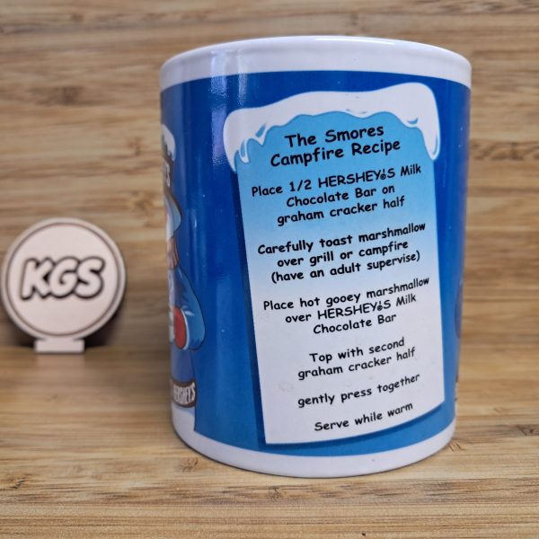Houston Harvest Hershey’s Cocoa Snowman S’mores Recipe Coffee Cup Christmas Mug