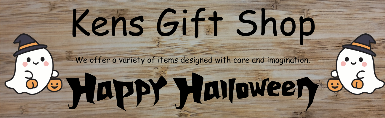 Kens Gift Shop Banner Halloween