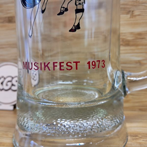 Vintage Tulsa Philharmonic Musikfest Glass Mug 1973 Drinkware Home Decor