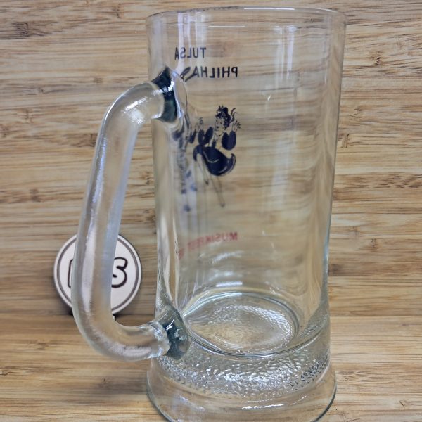 Vintage Tulsa Philharmonic Musikfest Glass Mug 1973 Drinkware Home Decor